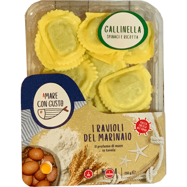 Gallinella con spinaci e ricotta