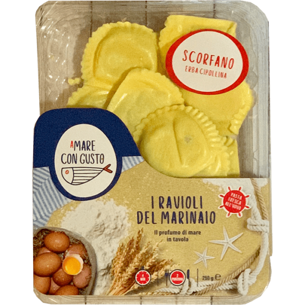 Scorfano con erba cipollina